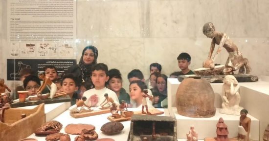 إدارة الوعى الأثرى بالفيوم تنظم زيارة لطلاب المدارس إلى متحف الحضارة المصرية