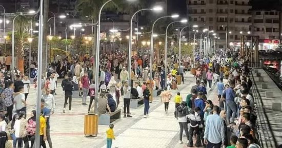 حديقة بنت الشاطئ بدمياط نزهة عائلية بـ 2 جنيه فقط