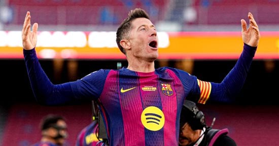 برشلونة ضد أتلتيكو مدريد.. ليفاندوفسكى يهدر ركلة جزاء للبارسا (فيديو)