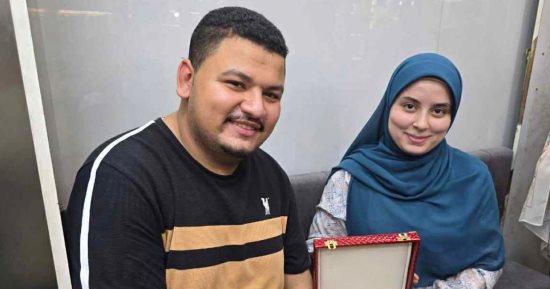 نائب رئيس مجلس الدولة يهنئ أسرة شقيقه بخطوبة نجلهم.. صور