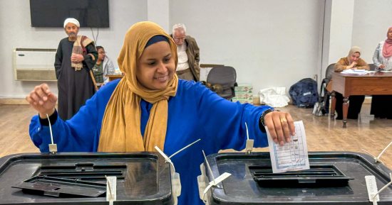 تزايد إقبال الناخبين على التصويت فى لجنة كلية الفنون الجميلة بعد الاستراحة