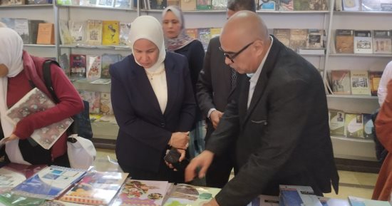 هيئة الكتاب تفتتح معرضا للكتاب بكلية الدراسات الإسلامية بنات بالإسكندرية