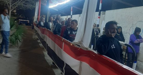 توافد الناخبين على لجان دائرة مدينة 15 مايو للإدلاء بأصواتهم بانتخابات النواب