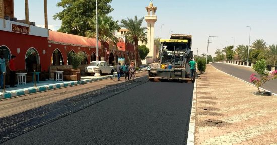 تحسين كفاءة الطرق الداخلية بأسوان.. تخفيف التكدس المرورى وواجهة جمالية
