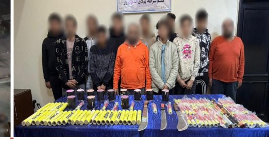 الداخلية تضبط مشاجرة وإطلاق ألعاب نارية بالجيزة
