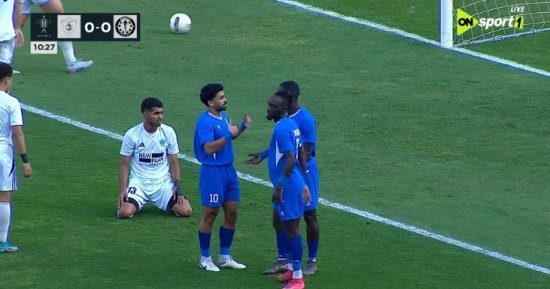 بابى بادجى أفضل لاعب فى مباراة سموحة ومودرن سبورت