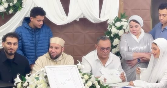 أحمد حمدى يحتفل بعقد قرانه على شهد مكرم لاعبة الكرة النسائية بالزمالك
