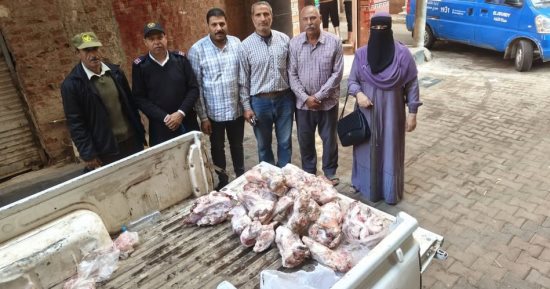 بيطري المنوفية: ضبط ما يقرب من 2 طن لحوم ودواجن غير صالحة للاستهلاك  