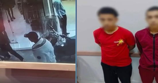 ضبط طالبين اعتديا على شاب وتخلصا من السلاح فى مصرف مائى