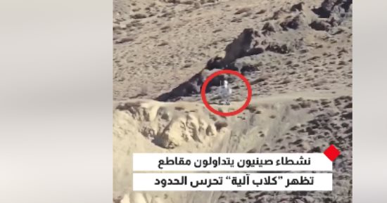 كلاب آلية بديلة للجنود.. تداول فيديوهات لروبوت يحرس الحدود مع الهند