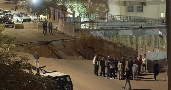 حقيقة هبوط أرضي محدود بمنطقة النرجس بالقاهرة الجديدة