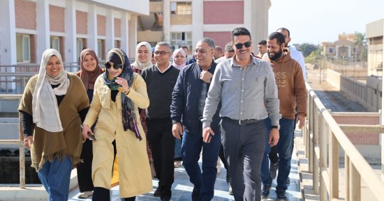 رئيس «مياه القليوبية» يتابع مشروعات حياة كريمة بشبين القناطر