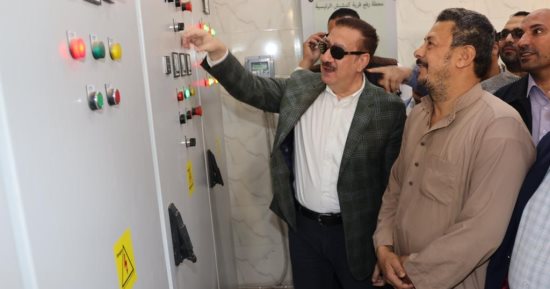 بدء التشغيل التجريبى لمشروع صرف صحى كمشيش باستثمارات 120 مليون جنيه