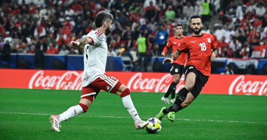 مروان حمدى يدرك التعادل لمنتخب مصر أمام الإمارات فى كأس العرب