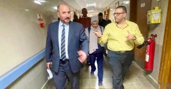 أمين مجلس المستشفيات الجامعية يتفقد مستشفى عين شمس الجامعي بالعبور