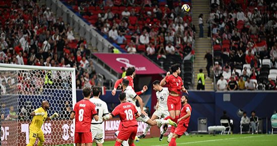 منتخب مصر يتأخر أمام الأردن 0 - 2 في الشوط الأول بكأس العرب.. صور 