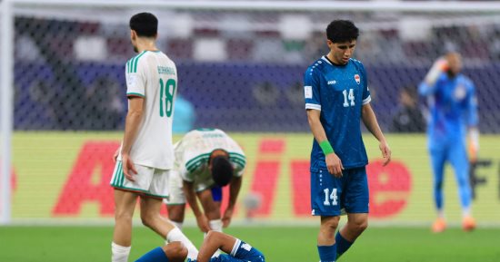 منتخب الجزائر يتقدم بهدف توجاى ضد العراق فى شوط أول نارى ..فيديو