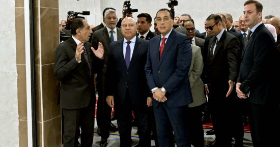 رئيس الوزراء يتفقد مشروع رفع كفاءة مركز تكنولوجيا دباغة الجلود بالروبيكي