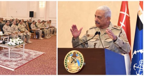 وزير الدفاع يلتقى مقاتلى قوات حرس الحدود ويكرم عدداً من المتميزين