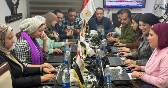 غرفة عمليات التنسيقية تواصل انعقادها لمتابعة الانتخابات بالدوائر الـ 30 الملغاة 