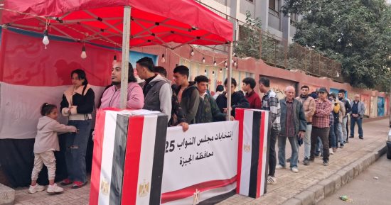 إقبال كبير من الشباب والسيدات على انتخابات مجلس النواب بالدقى.. صور