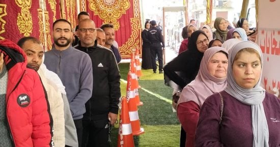 التنسيقية: إقبال كثيف بلجان حوش عيسى فى الساعات الأولى من فتح باب التصويت