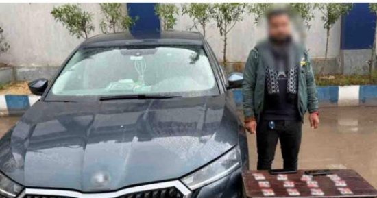 وزارة الداخلية تضبط سيارة توزع كروت لمرشح بمحيط لجان المحمودية