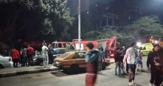 مصرع مصاب من ضحايا حادث انهيار عقار فى إمبابة جراء انفجار غازى