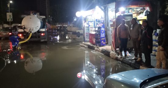 مياه القناة: رفع تجمعات مياه الأمطار بالإسماعيلية