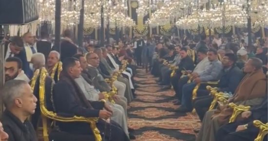 حضور مهيب فى عزاء أحمد جعفر مرشح الإعادة بحدائق القبة.. صور