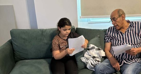 الطفلة نورين حازم عمر من مسلسل لينك لتناول القضية الفلسطينية بعمل وثائقى