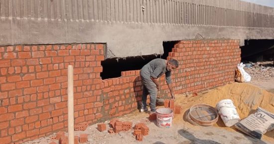 محافظة الجيزة تغلق الفراغات أسفل الدائرى الجنوبى بالطالبية.. صور