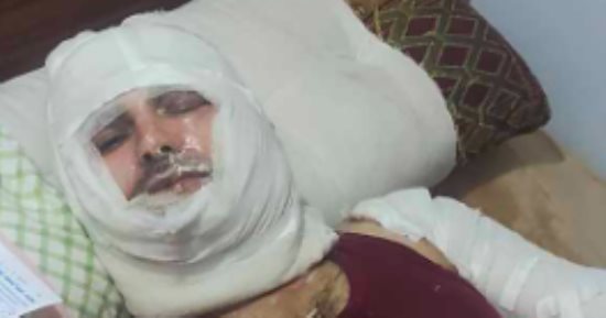 زوجة ضحية الدفاع عن منزله فى كفر الشيخ: "سكبوا البنزين على جسمه وولعوا فيه"