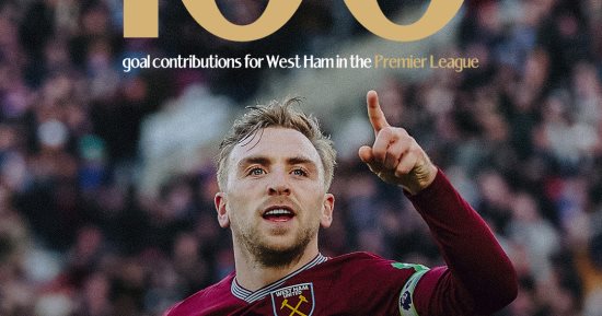 وست هام ضد أستون فيلا.. بوين يصل للمساهمة 100 فى الدورى الإنجليزى
