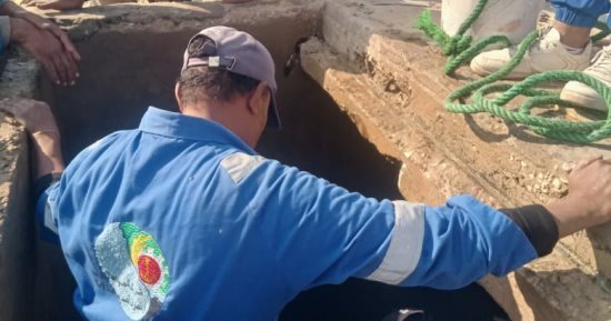 رئيس مياه القناة: إصلاح الكسر المفاجئ المغذى لمنطقة كوبرى السلام