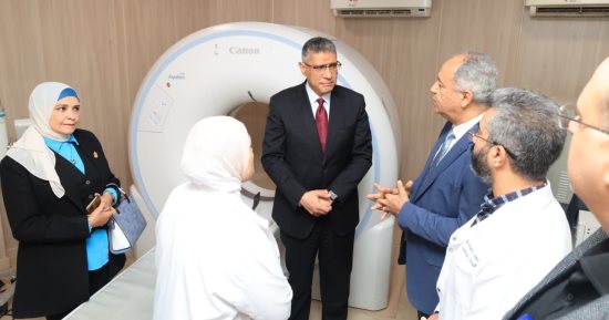 محافظ الجيزة يفتتح وحدة العناية المركزة لحديثى الولادة بمستشفى الشيخ زايد المركزى