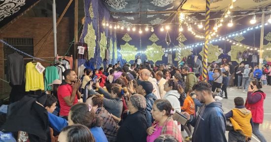 "فرحة عيد".. معرض ملابس عيد الميلاد المجيد يخدم أسر حلوان والمعصرة بأسعار مخفضة.. صور