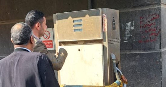 ضبط محطة وقود غير مرخصة بمدينة السادات والتحفظ على 11 ألف لتر سولار محظور تداوله