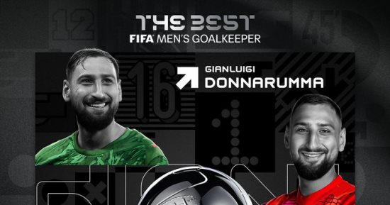دوناروما يحصل على جائزة The Best كأفضل حارس فى العالم