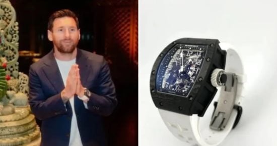 نجل ملياردير هندى يهدى ميسى ساعة من فئة المليون.. اعرف سعرها