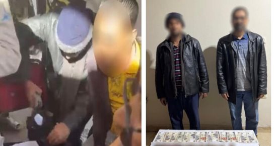 الداخلية تضبط شخصين يوزعان أموالا بمحيط لجان أجا بالدقهلية 