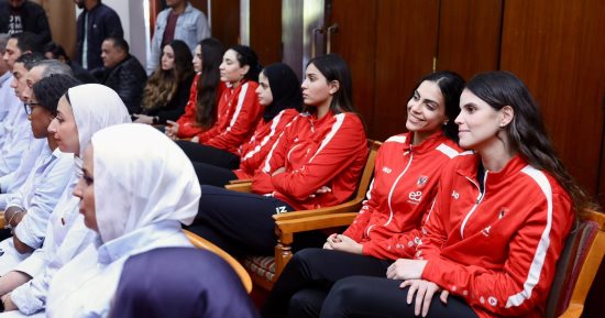 الأهلى يكرم سيدات السلة بعد حصد بطولة أفريقيا للمرة الأولى.. صور