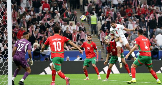 الأردن ضد المغرب.. المغرب يخطف التعادل في آخر لحظات المباراة.. صور 