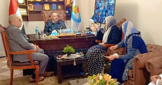 رئيس مياه القناه يناقش أوجه التعاون مع كلية الهندسة بجامعة قناة السويس