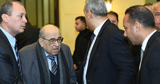 مستشار رئيس الجمهورية يؤدى واجب العزاء فى وزير الثقافة الأسبق محمد صابر عرب