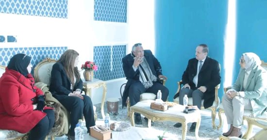 محافظ الوادي الجديد يلتقي أمين المجلس الأعلى للثقافة لافتتاح ملتقى الشباب
