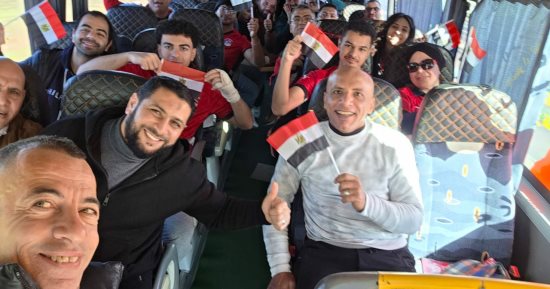 الجالية المصرية بالمغرب تقطع أكثر من 1100 كم لدعم المنتخب أمام زيمبابوى