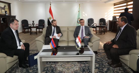 وزير الزراعة يبحث مع نظيره الأرميني زيادة الاستثمارات المشتركة