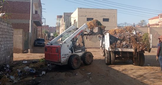 رفع 2119 طن قمامة وتحرير 185 محضراً تموينياً متنوعاً بكفر الشيخ