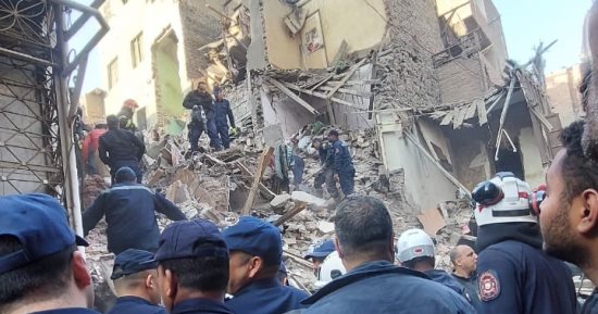 مصدر بمحافظة الجيزة: عقار إمبابة المنهار صادر له قرار إزالة قبل الحادث